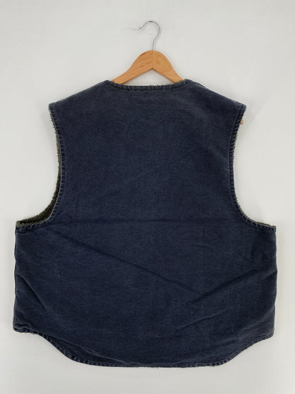 Vintage CARHARTT Size No Tag (Approx.L) Vest / E2234J