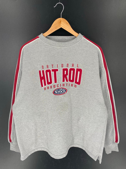 Vintage NHRA Size L Racing Sweat-Shirt / K9134