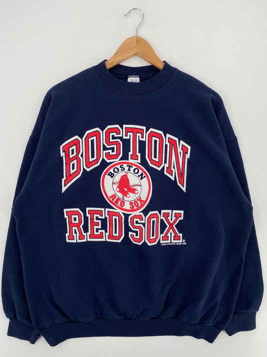1999 BOSTON RED SOX Size XL Vintage NFL Sweat-Shirt / A5036