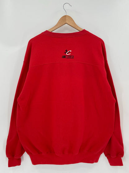 90's DALE EARNHARDT JR Size L Vintage Racing Sweat-shirt  / K5363