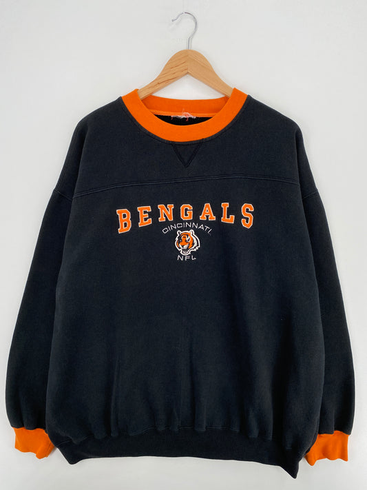 90's CINCINNATI BENGALS Size No tag(Approx.XL) Vintage NFL Sweat-Shirt / A5141