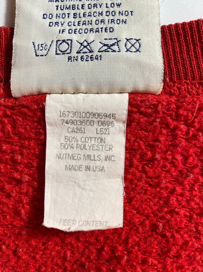 90’s CHICAGO BULLS Made in USA Size L Vintage NBA Sweat shirt / K4697