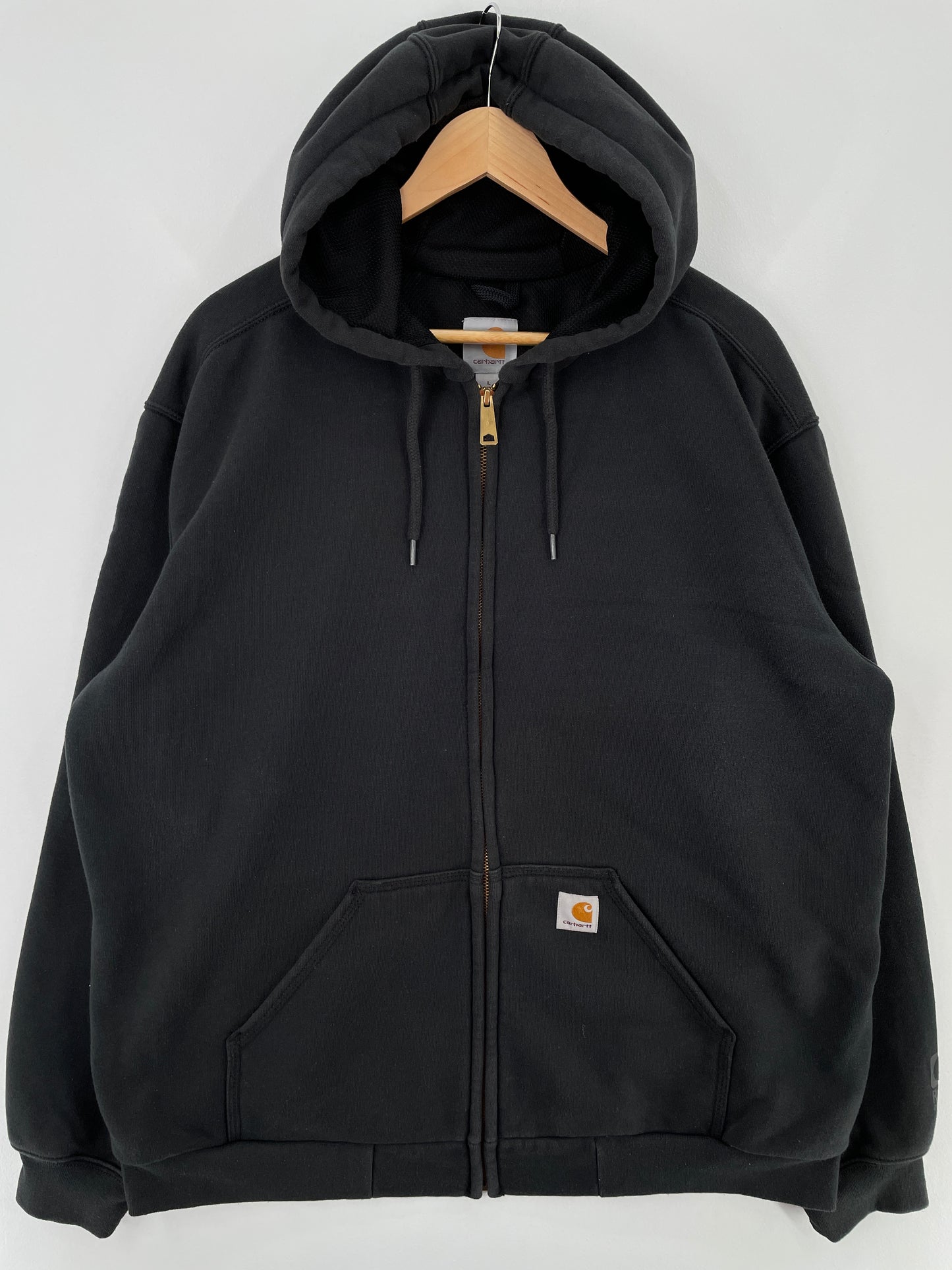 Vintage CARHARTT Size L Zip-up Hoodie Sweat Shirt / E1260S