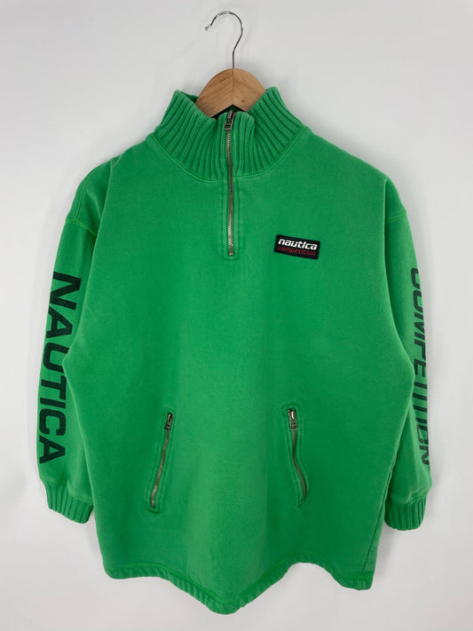 90’s NAUTICA Size L Vintage Half Zip Sweat-shirt / A8344