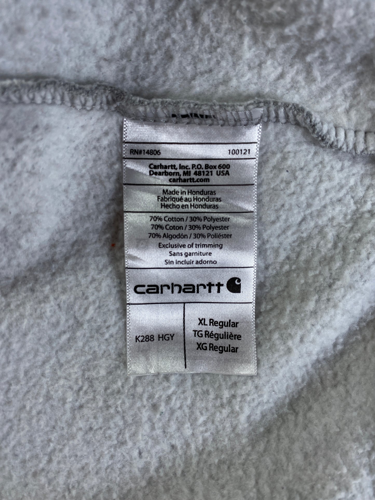 Vintage CARHARTT Size XL Hoodie Sweat-Shirt / E5650S