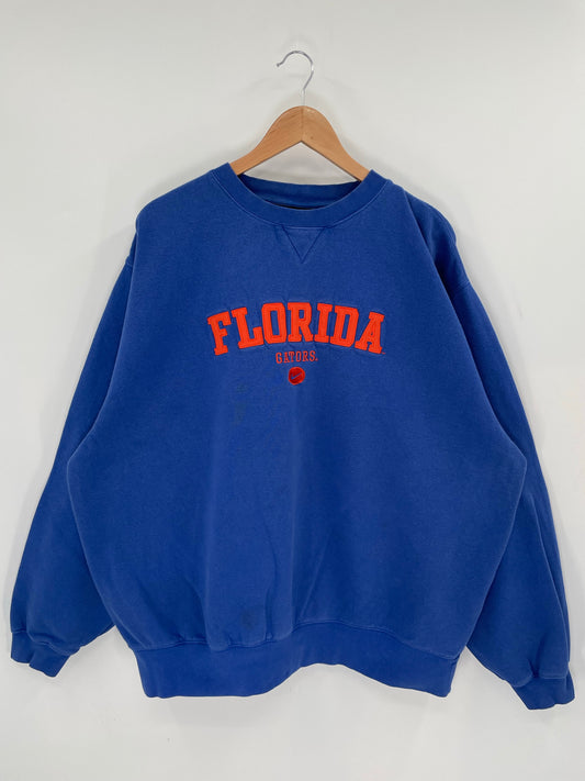 00' NIKE FLORIDA GATORS Size XL Vintage College Sweat-shirt / K8688