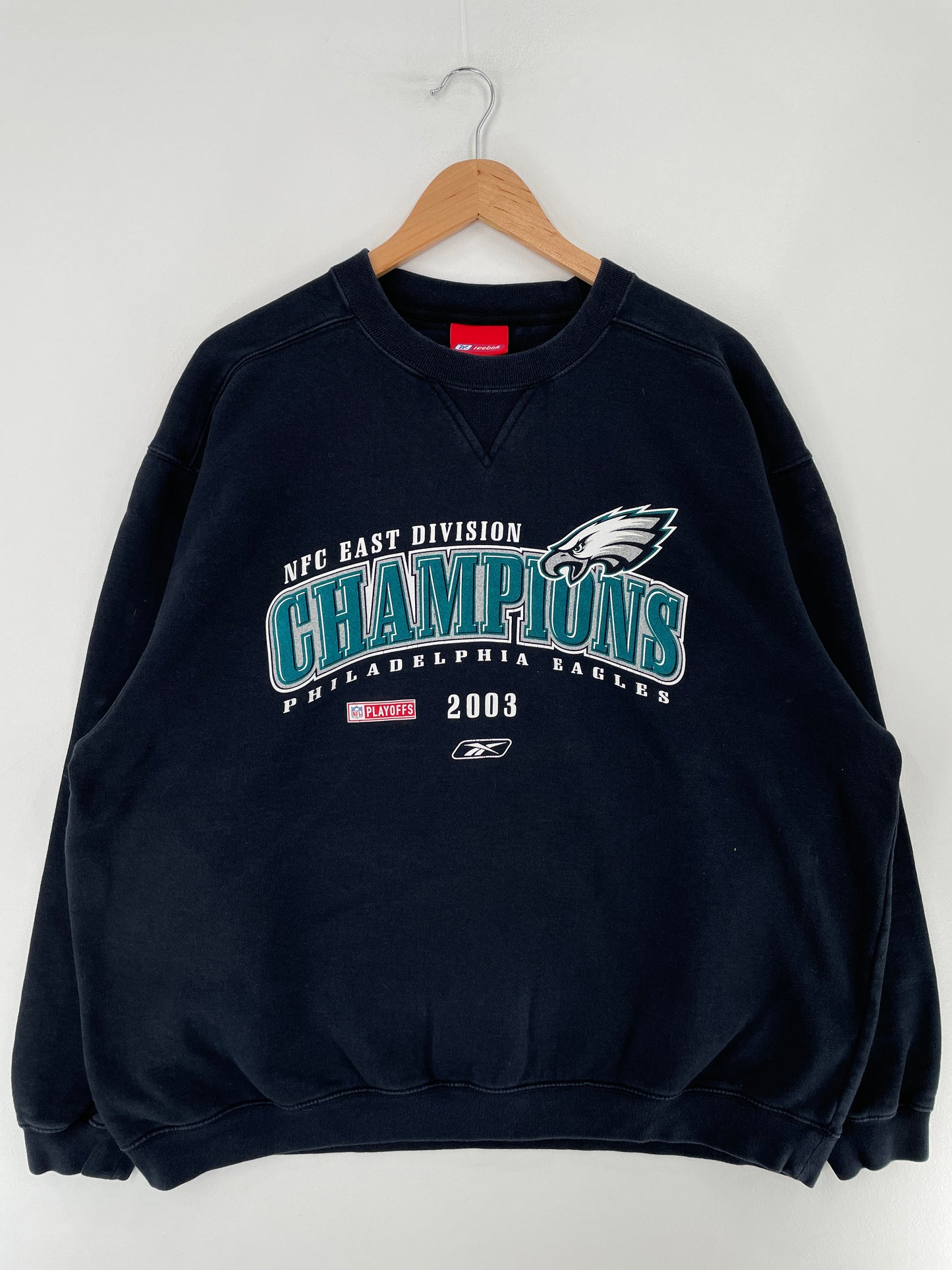 Vintage PHILADELPHIA EAGLES Size L Vintage NFL Sweat-Shirt / E5752S