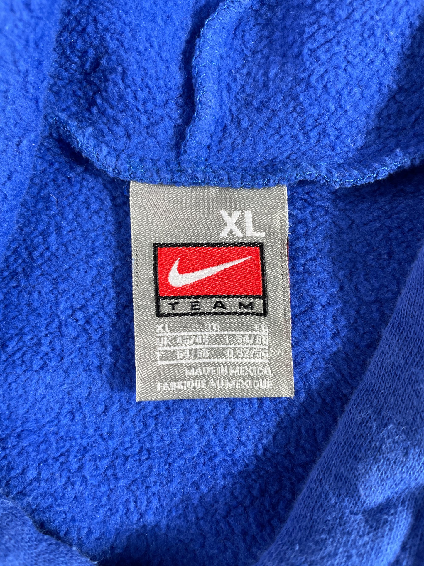 00' NIKE MICHIGAN Size XL Vintage College Hoodie Sweat-Shirt / A3864
