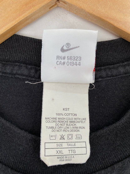 90's NIKE SILVER TAG AIR JORDAN COLLECTION Size XXL Vintage T- Shirt / A4833