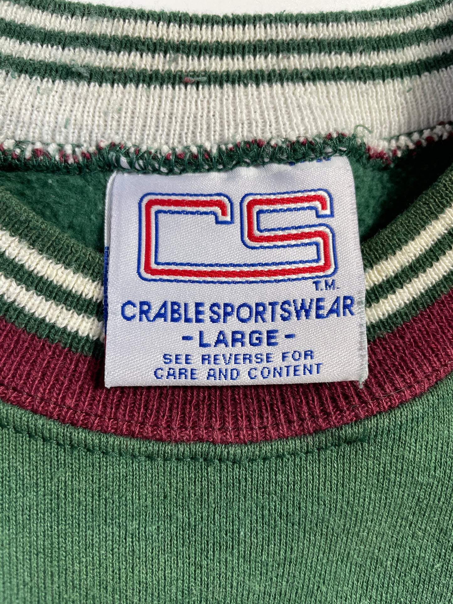 90's GREENS COLLECTION GOLF Made in USA Size L Vintage Sweat-shirt / E6690S