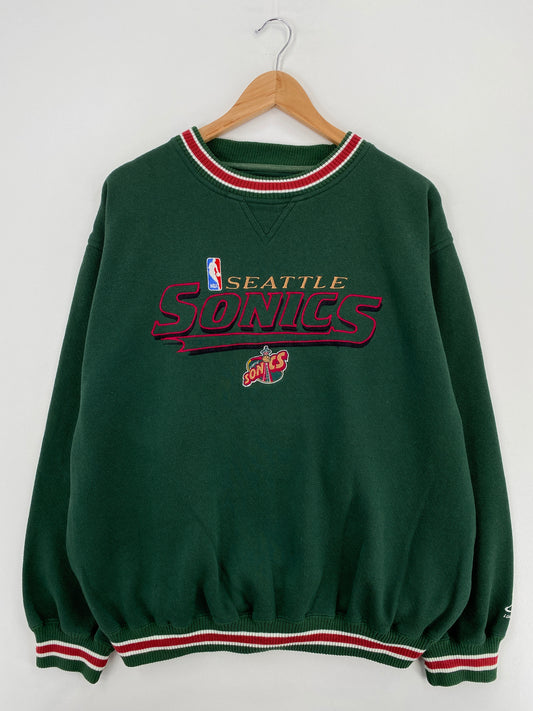 Vintage SEATTLE SONICS Size XL Vintage Sweat-Shirt / A5434