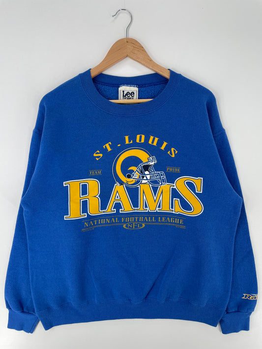 1999 LOS ANGELES RAMS Made in USA Size M Vintage NFL Sweat-shirt / A1550