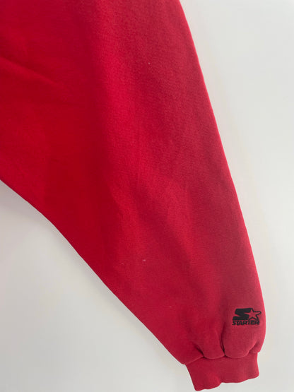 90's STARTER x DETROIT RED WINGS Made in USA Size L Vintage NHL Sweat-Shirts/ K8665