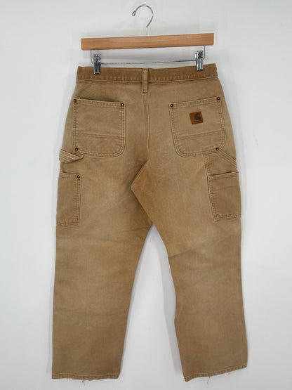 Vintage CARHARTT Size W30xL28.5 Double Knee Duck Pants / K9459