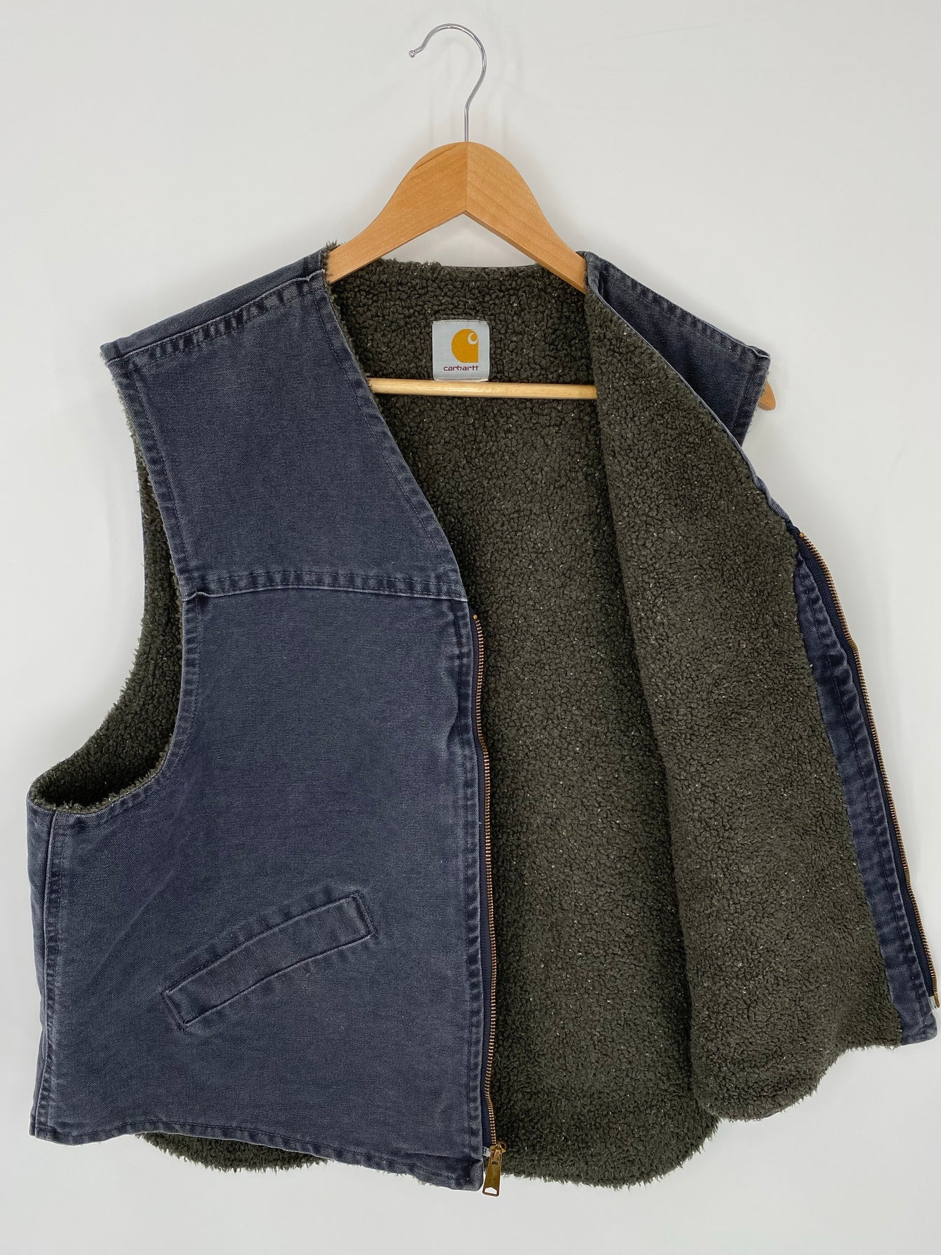 Vintage CARHARTT Size No Tag (Approx.L) Vest / E2234J
