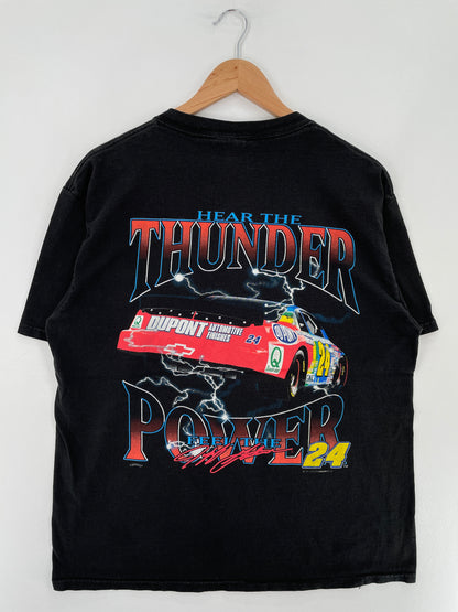 1997 JEFF GORDON Made in USA Size L Vintage Racing T-shirt / E4901T