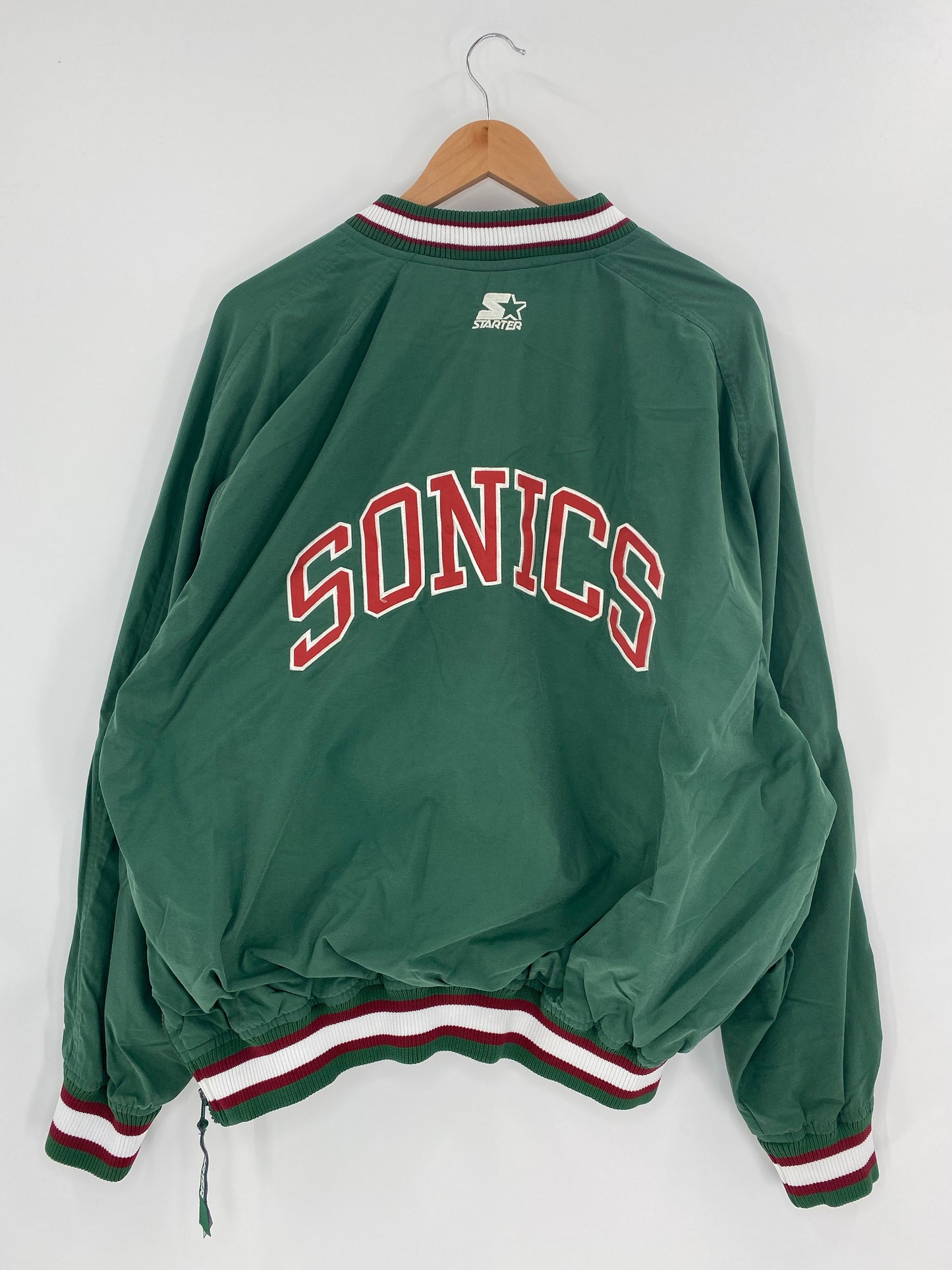 90's STARTER SONICS Size L Vintage NBA Nylon Jacket  / K4723