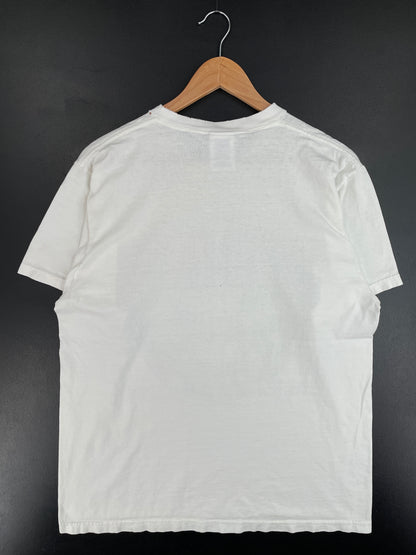 1997 SUPER BOWL NEW YORK JETS x NEW ENGLAND PATRIOTS Made in USA Size M Vintage NFL T-Shirt / E4258T