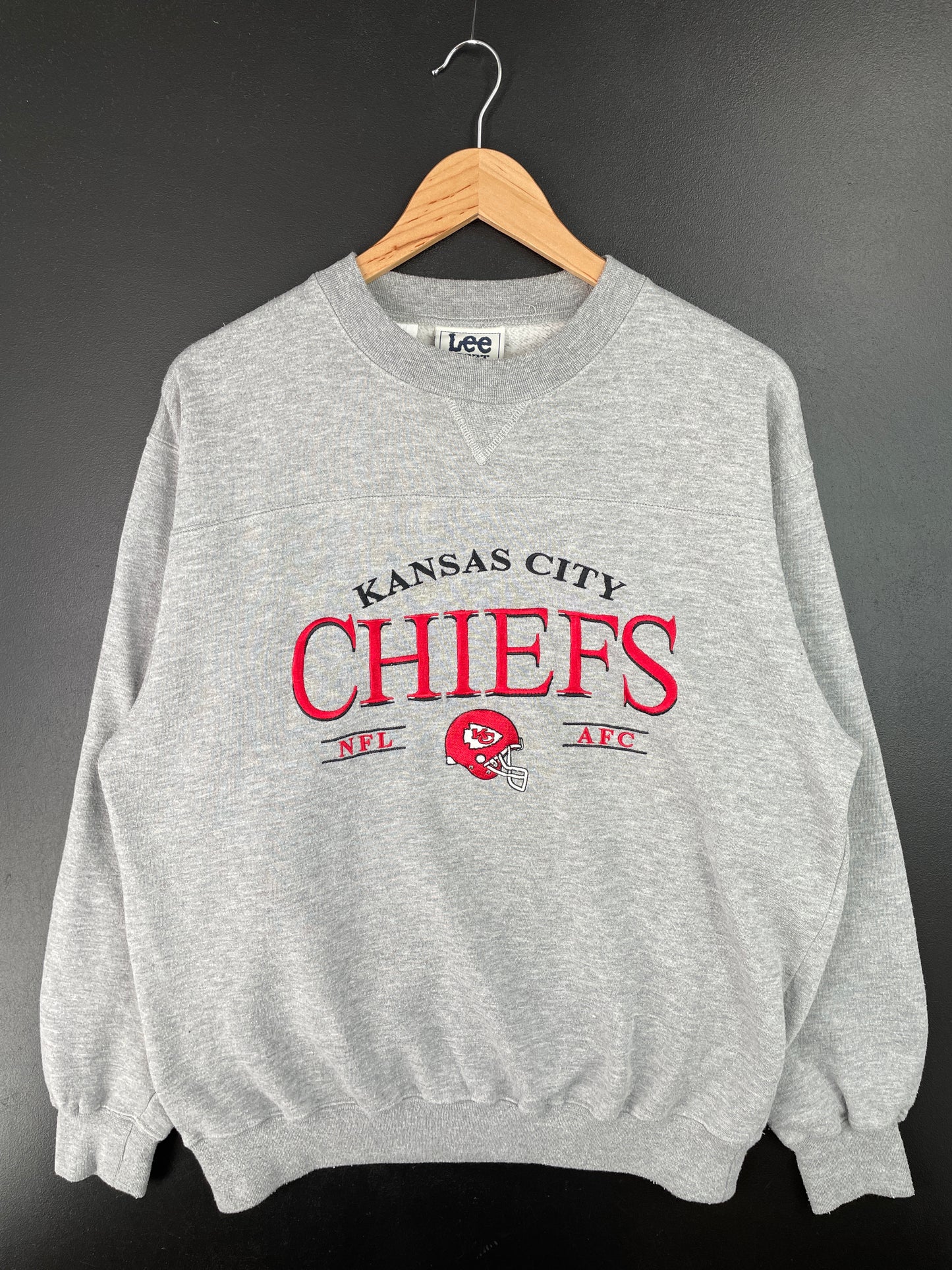 Vintage KANSAS CITY CHIEFS Size M NFL College Sweat-Shirt / A7433
