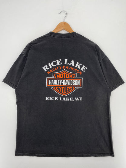 1998 HARLEY DAVIDSON Made in USA Size XL Vintage T-Shirts / A5479