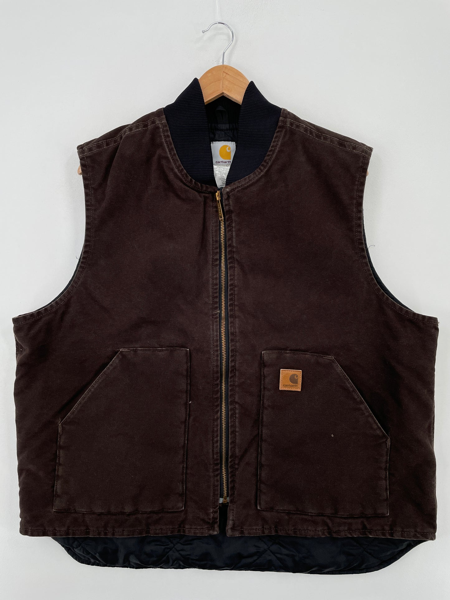 Vintage CARHARTT Size XL Duck Vest / A8052