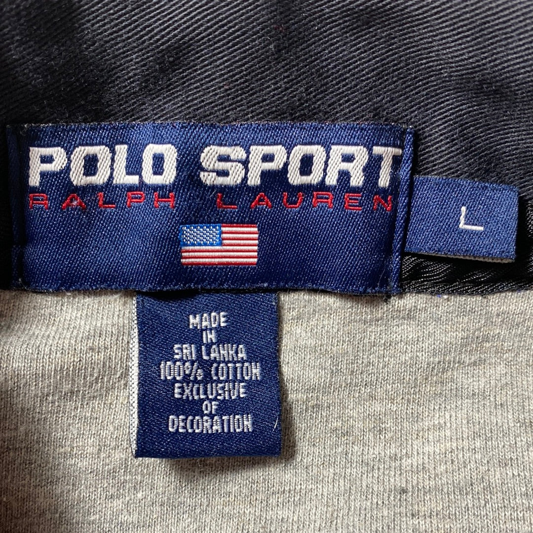 90’s POLO SPORTS RALPH LAUREN Size L Vintage Rugby shirt / E3856R