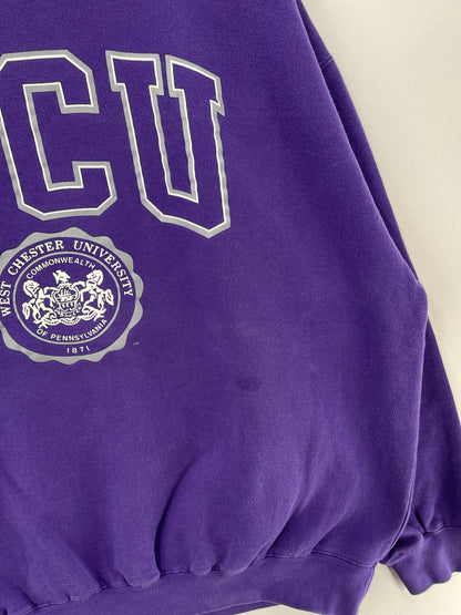 Vintage WCU WEST CHESTER UNIVERSITY Size XXL College Sweat-shirt / E188