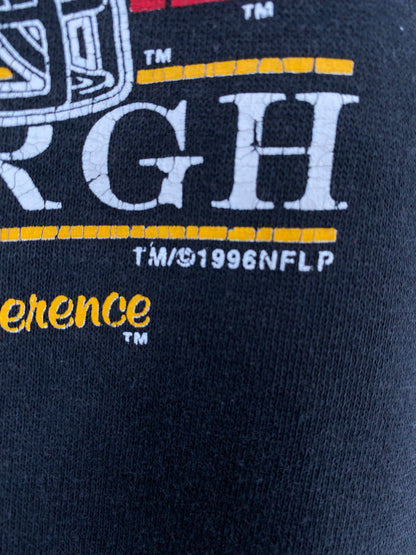 1996 STARTER x PITTSBURGH STEELERS Size L Vintage NFL Sweat-shirt / A2363