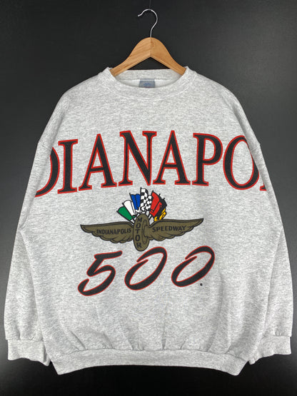 90's INDIANAPOLIS 500 Made in USA Size XXL Vintage Racing Sweat-shirt / A5994