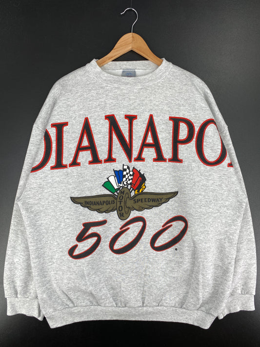 90's INDIANAPOLIS 500 Made in USA Size XXL Vintage Racing Sweat-shirt / A5994