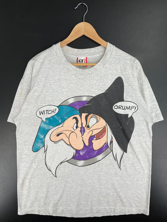 90's DISNEY WICH GRUMP Made in USA Size Approx.XL Vintage T-shirt / E1956T