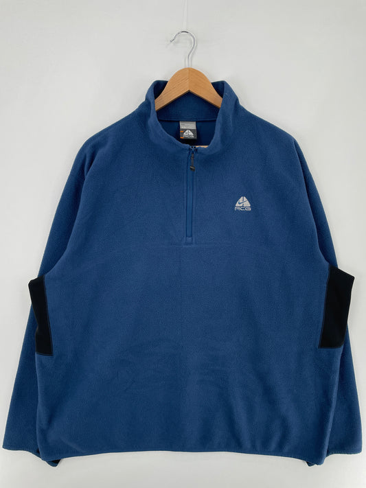 Vintage NIKE ACG Size XXL Vintage Half-zip Fleece / E2351S