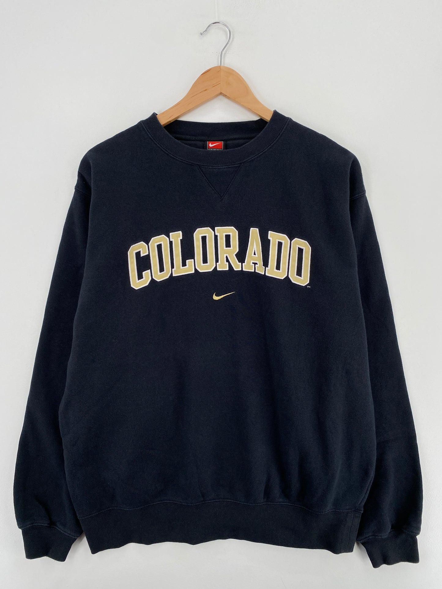 00' NIKE COLORADO Size M Vintage College Sweat-shirt / A5468