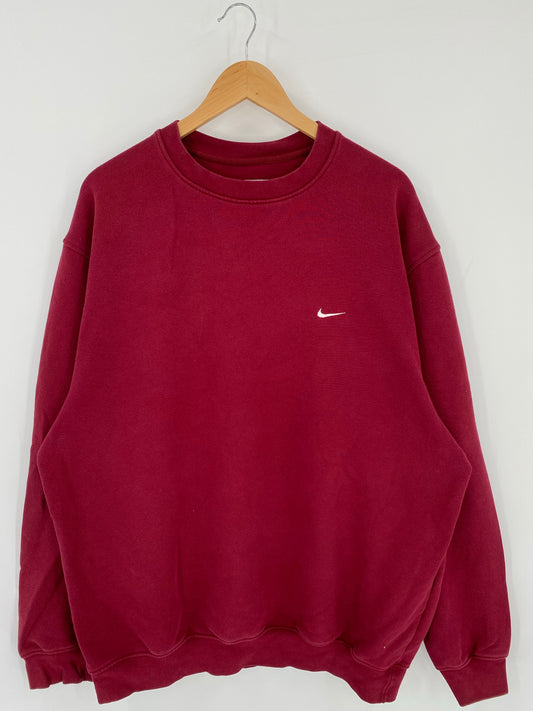 00' NIKE MINI SWOOSH Size XL Vintage Sweat-Shirt / K6671
