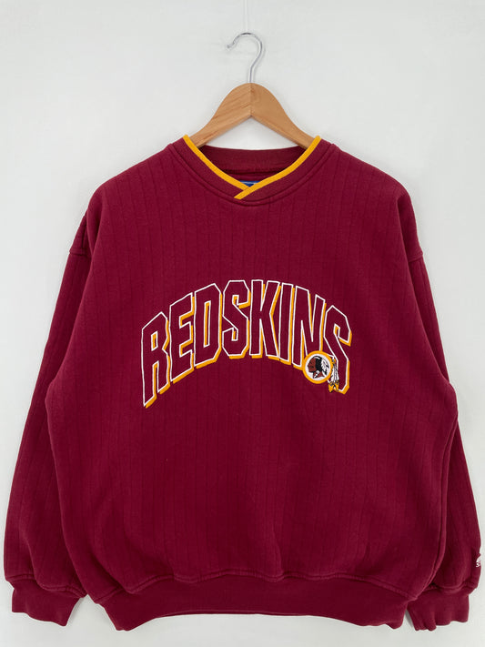 90's STARTER x WASHINGTON REDSKINS Size L Vintage NFL Sweat-Shirt / E718