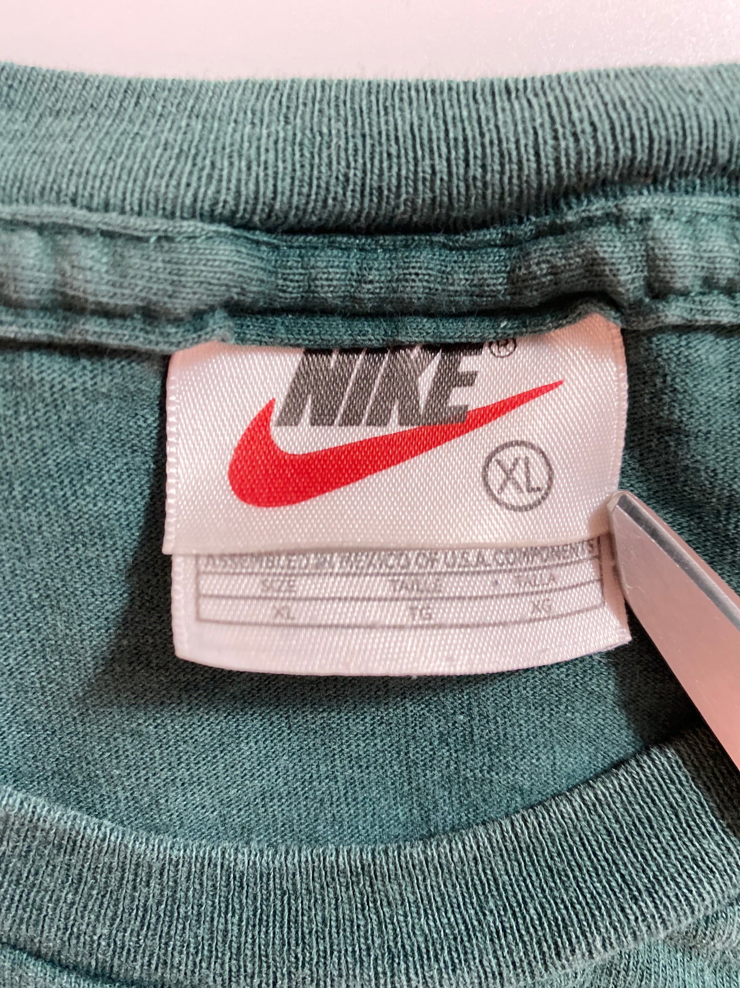 90’s NIKE MINI SWOOSH Size XL Vintage T-shirt / 9372