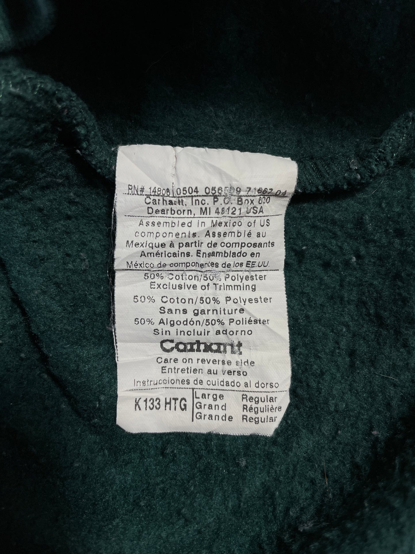 Vintage CARHARTT Size L Sweat-Shirt / A9054