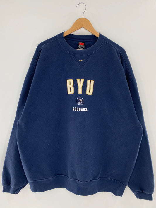 00' NIKE BYU Size XL Vintage Sweat-Shirt / K5750