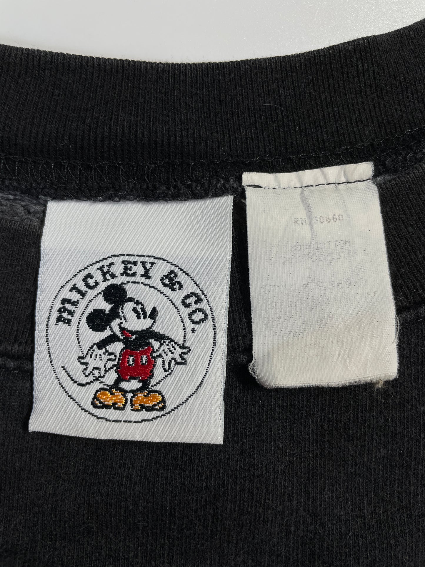90's DISNEY MICKEY Size Approx.XXL Vintage Sweat-shirt / E147