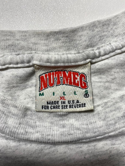 90's ORLANDO MAGIC SHAQUILLE O'NEAL Made in USA Size XL Vintage NBA T-shirt / K9850