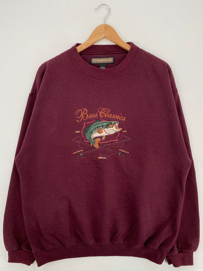 Vintage BASS CLASSICS Size L Vintage Sweat-Shirts/ A4783