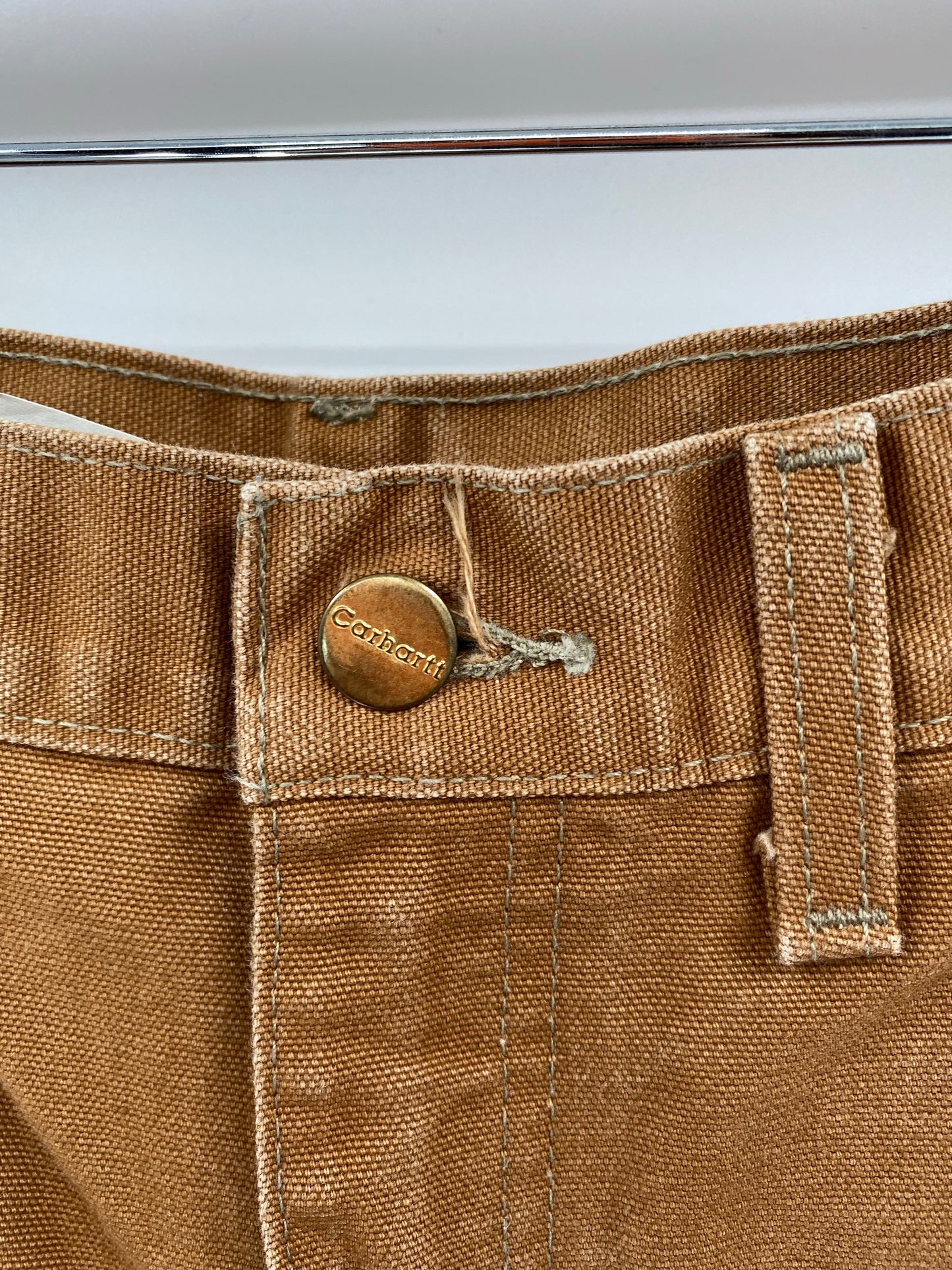 Vintage CARHARTT Size 29x30 Double Knee Duck Pants / K6523