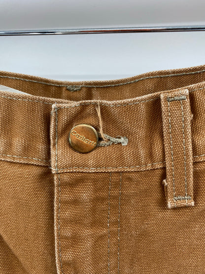 Vintage CARHARTT Size 29x30 Double Knee Duck Pants / K6523