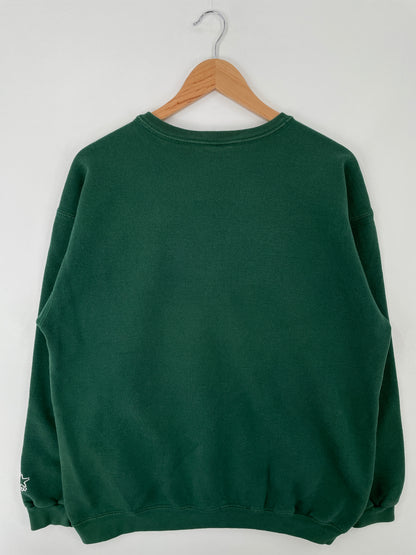 90's STARTER x GREEN BAY PACKERS Made in USA Size L Vintage NFL Sweat-Shirt / A9511