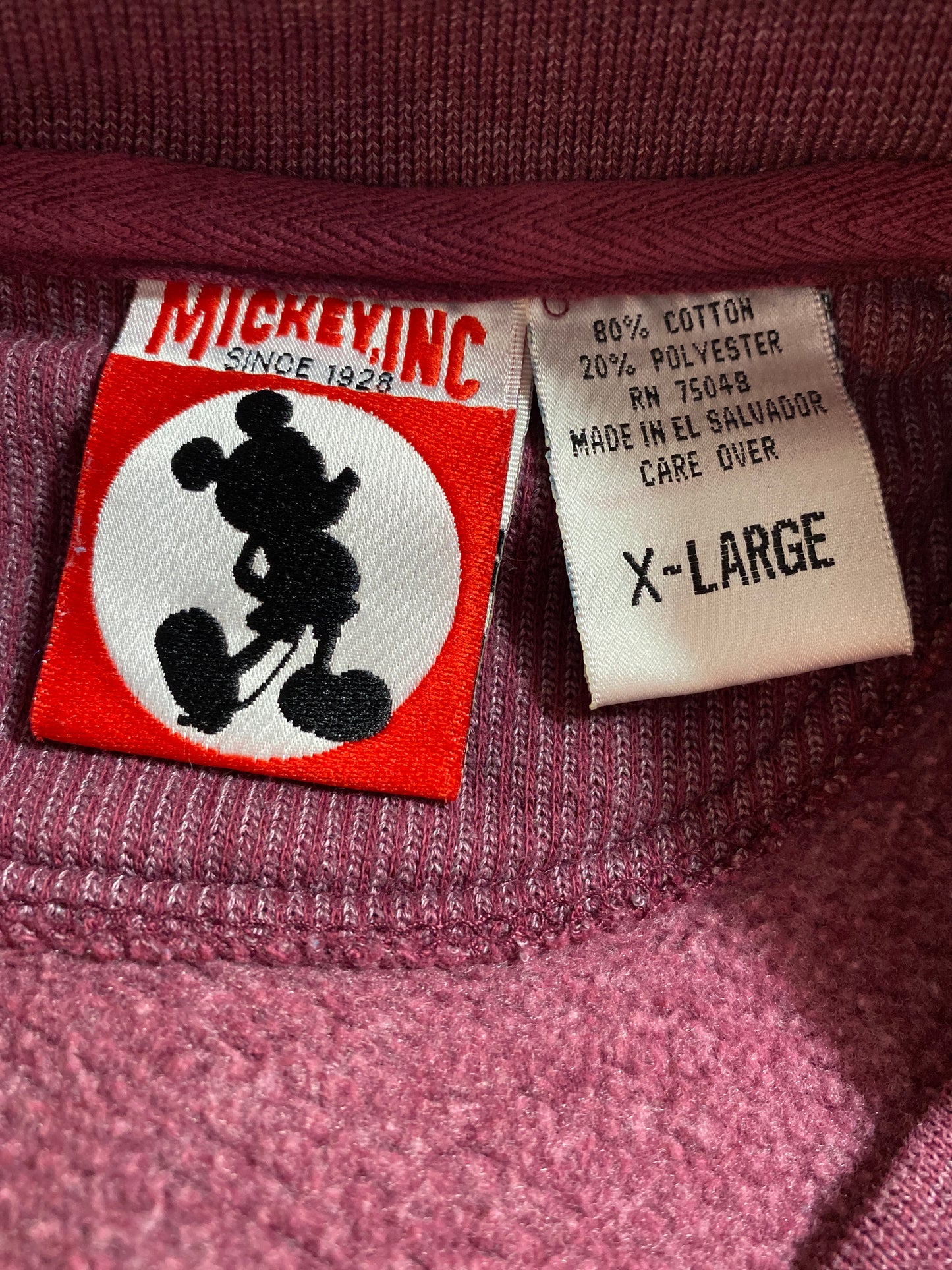 90’s MICKEY Size XL Vintage Sweat-shirt / 9912