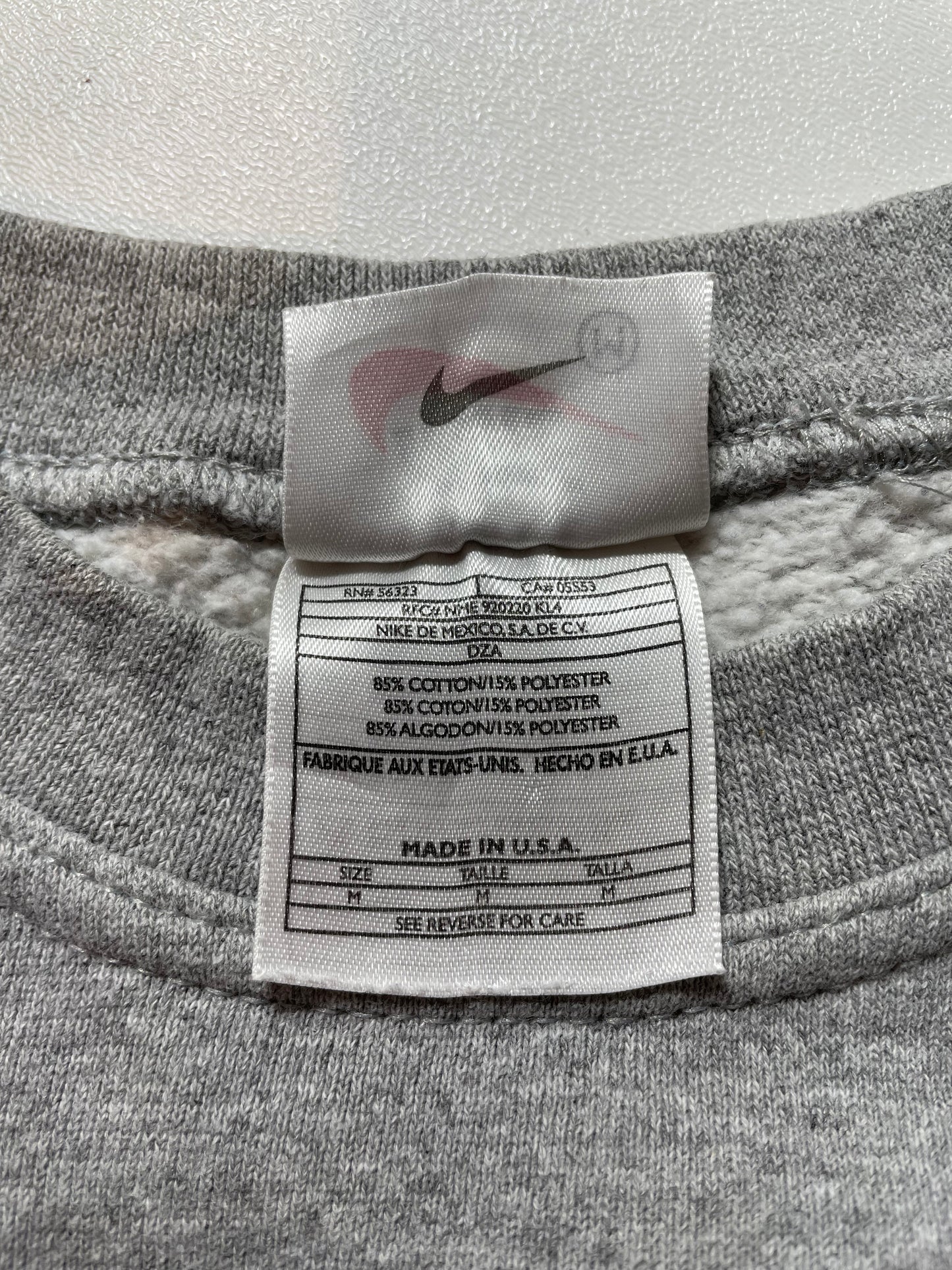 90's NIKE MINI SWOOSH Made in USA Size XL Vintage Sweat-shirt / A313