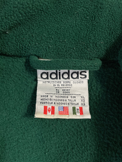 90's ADIDAS Size XL Vintage Half Zip-up Fleece / A9237