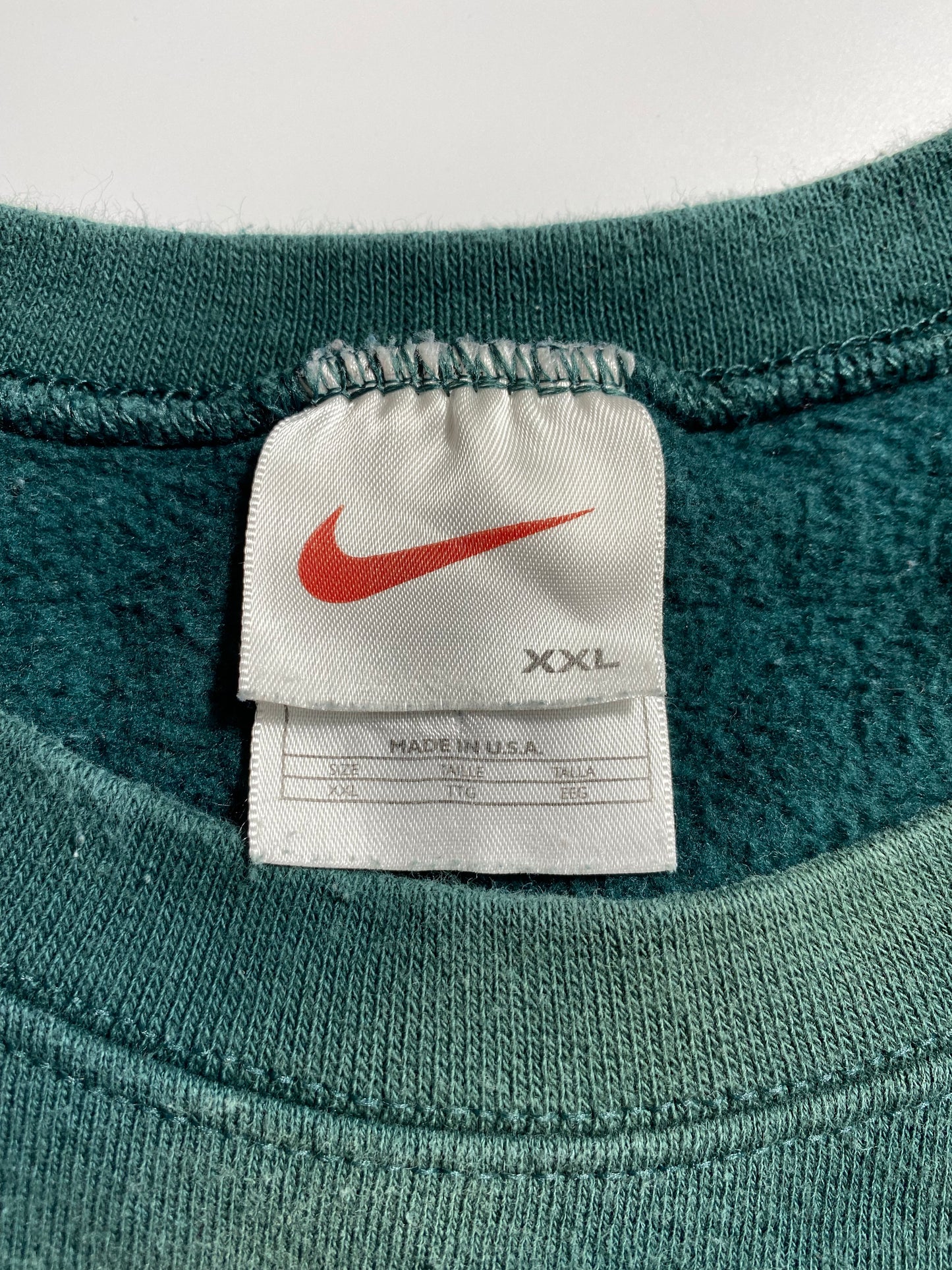 90's NIKE MINI SWOOSH Made in USA Size XXL Vintage Sweat-shirt / K6251