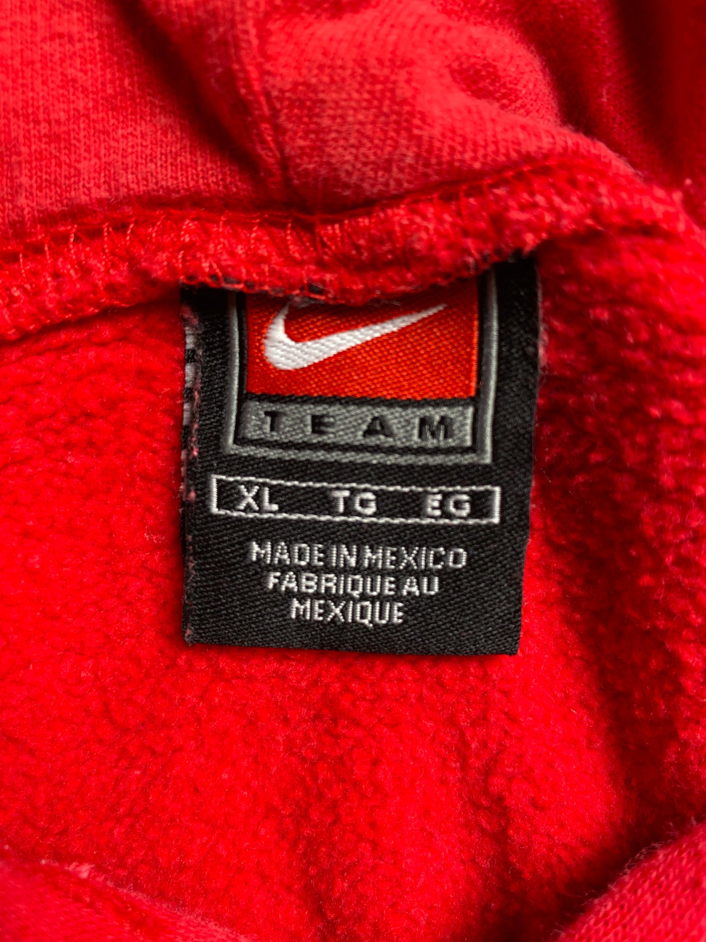 00' NIKE RUTGERS Size XL Vintage College Hoodie Sweat-Shirt / A2765
