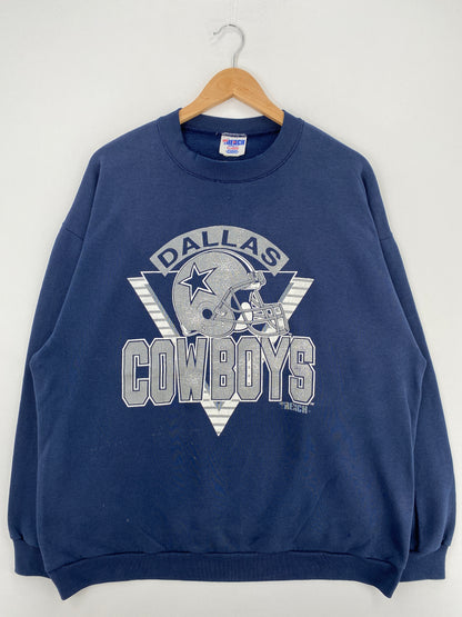 90's DALLAS COWBOYS Made in USA Size XL Vintage NFL Sweat-Shirt / A4415
